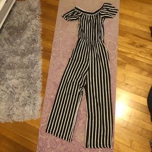 Striped jumpsuit